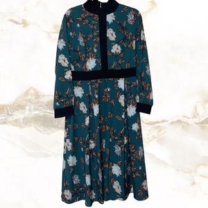 Floral Print Midi Dress